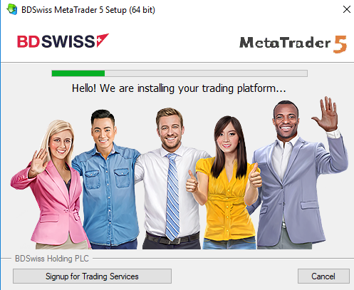 MT5 QCS Holding Trading Installation